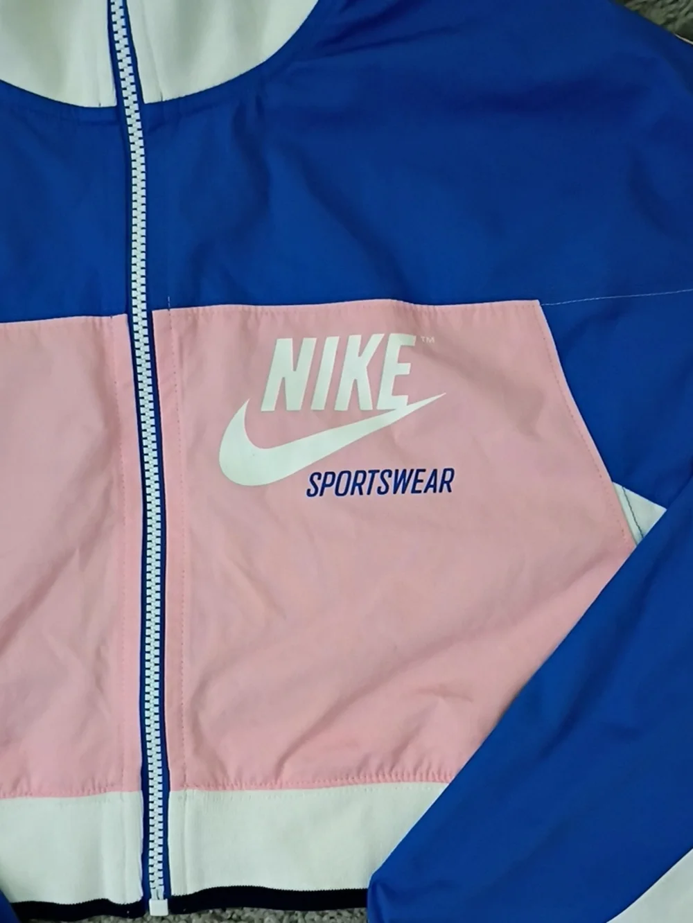 Nike Sportswear Women's Cropped Track Jacket (Sz. Small)